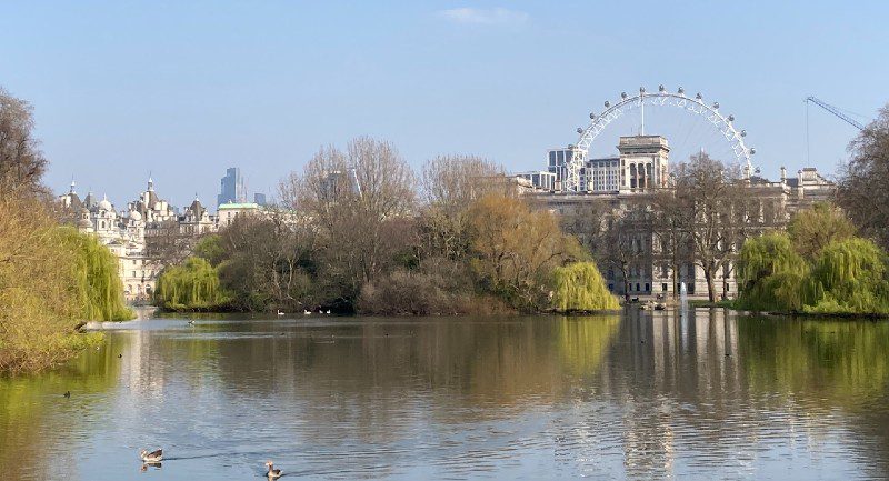 Green Park in Central London